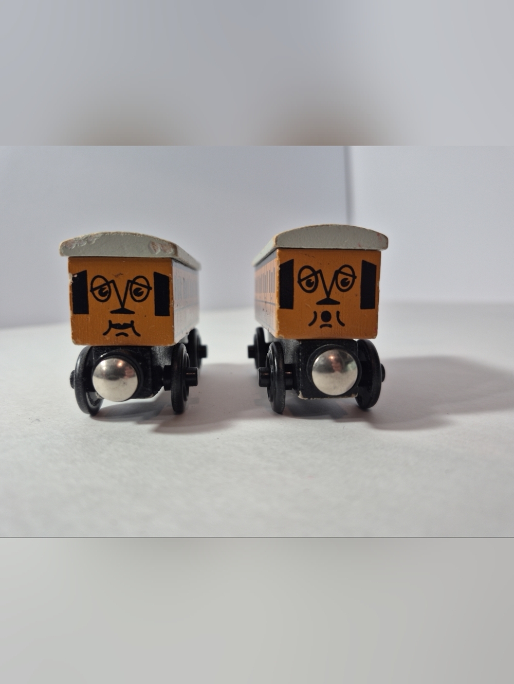 Thomas & Friends Wooden Railway Train  Engine Annie and Clarabel BA 1999 Vintage